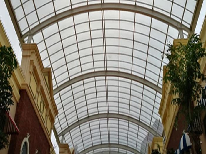 大同屋面网架顶棚吊装方案